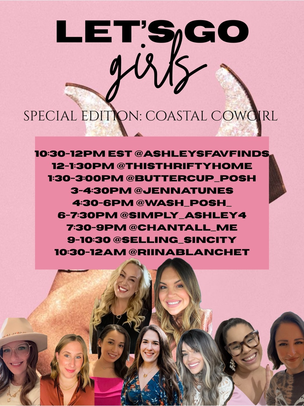 5/6: Let’s Go Girls Raid Train: Coastal Cowgirl🐚
